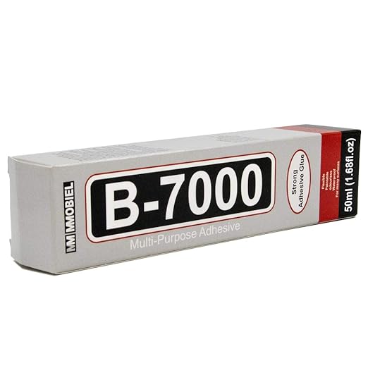 B-7000 Multi-Purpose Clear Adhesive – Strong, Flexible, Quick-Dry Glue for Crafts, Repairs, Metal, Glass, Plastic & Fabric – 50ml