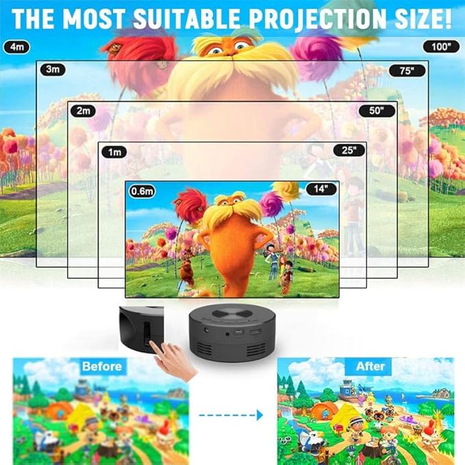 HD Portable Pocket Projector