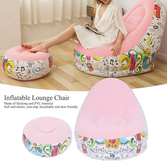 Compact &amp Lightweight Portable Inflatable Sofa