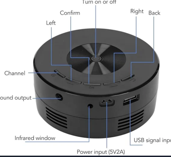 HD Portable Pocket Projector